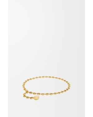 Loewe Cinturón De Cadena Con Eslabones Circulares En Latón Mujer - Neutro