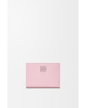 Loewe Anagram Compact Wallet - Pink