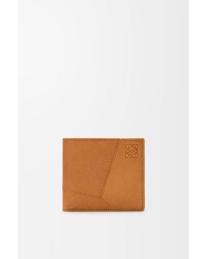 Loewe Puzzle Bifold Coin Wallet - White