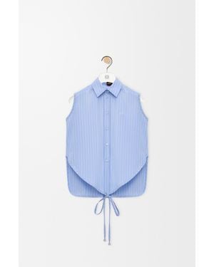 Loewe Sleeveless Shirt - Blue