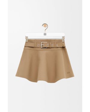 Loewe Mini Skirt - Natural