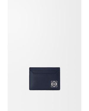 Loewe Tarjetero Anagram En Piel De Cuero Graneada Mujer - Azul