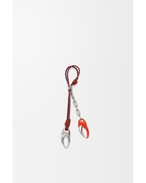 Loewe Claw Chain Charm - White