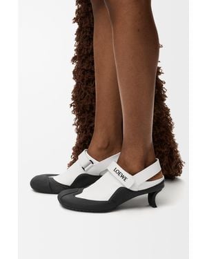 Loewe Dive Slingback - White