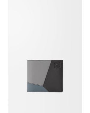 Loewe Puzzle Bifold Coin Wallet - Grey