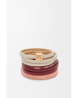 Loewe Twist Double Bracelet - White