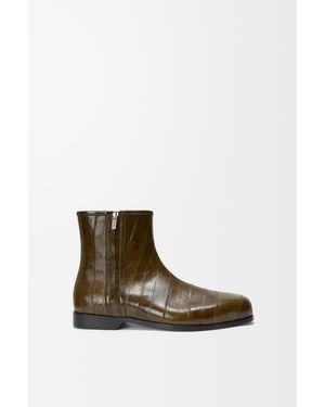Loewe Botín Bobine En Piel De Anguilasize Hombre - Marrón