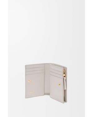 Loewe Duet Compact Wallet - White