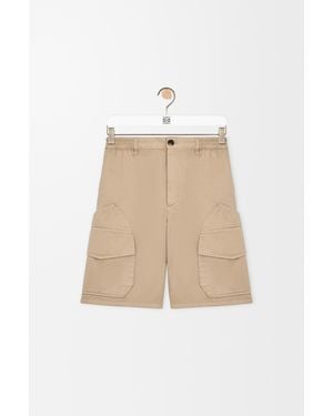 Loewe Cargo Shorts - Natural