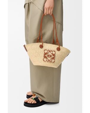 Loewe Small Anagram Basket Bag - Natural
