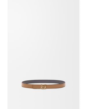 Loewe "Anagram Bombé" Reversible Belt - White