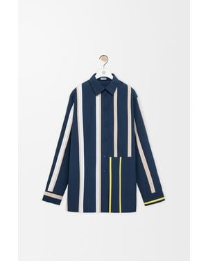 Loewe Camisa En Algodón Mujer - Azul