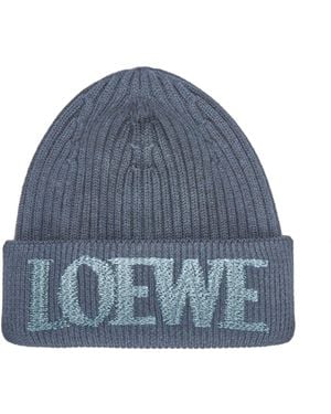 Loewe Luxury Beanie - Blue