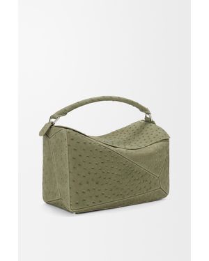 Loewe Large Puzzle Bag - Green