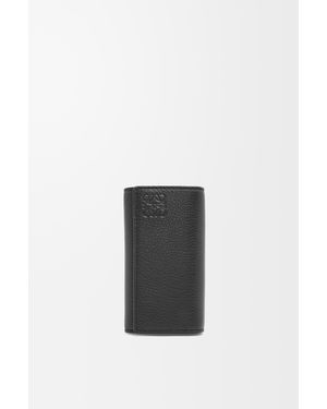 Loewe Key Case In Soft Grained Calfskin - White