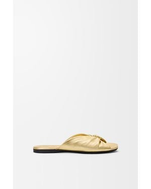 Loewe Pebble Soft Slide - Metallic