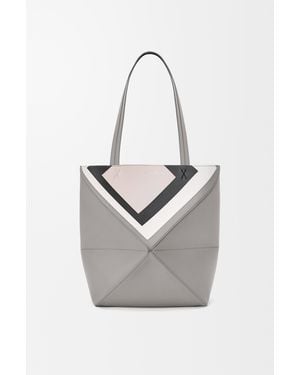 Loewe Medium Puzzle Fold Tote - Grey
