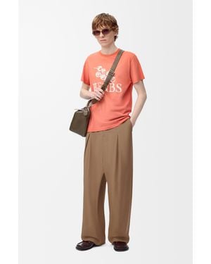 Loewe Low Crotch Pants - Red
