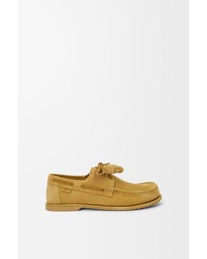 Loewe Campo Boat Shoe - Metallic