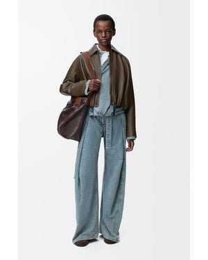 Loewe Draped Jacket - Blue