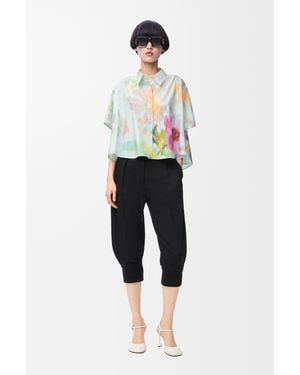 Loewe Short Sleeve Trapeze Shirt - White