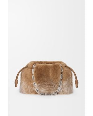 Loewe Medium Flamenco Purse - Brown