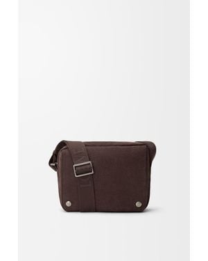 Loewe Medium Pebble Messenger Bag - Brown
