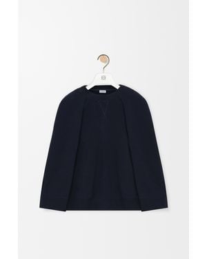 Loewe Cape Sweatshirt - Blue