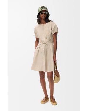 Loewe Shirt Dress - Natural