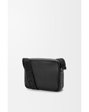 Loewe Medium Pebble Messenger Bag - Black