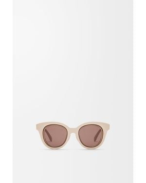 Loewe Mini Anagram Butterfly Sunglasses For - Natural