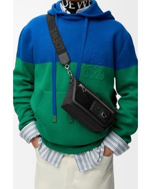 Loewe Messenger Flex Small Crossbody Bag - Black