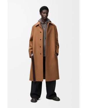 Loewe Zip-Up Hoodie - Brown