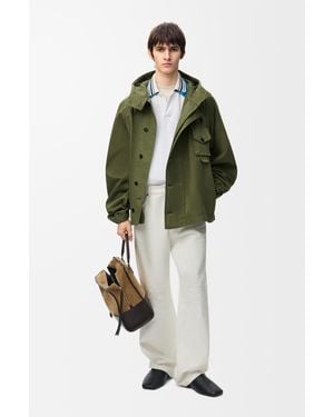 Loewe Short Parka - Green