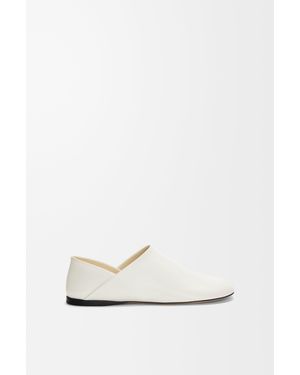Loewe Slipper Toy En Piel De Cabra Mujer - Blanco