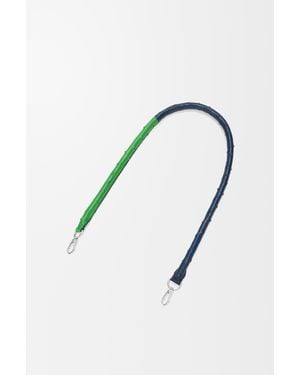 Loewe Correa En Piel De Avestruz Mujer - Azul