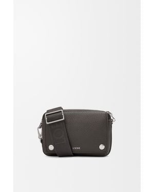 Loewe Small Pebble Messenger Bag - Black