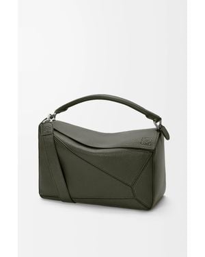 Loewe Large Puzzle Bag - Green