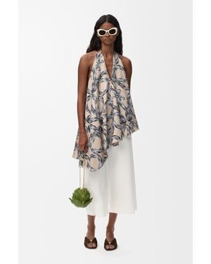 Loewe Cropped Pants - White