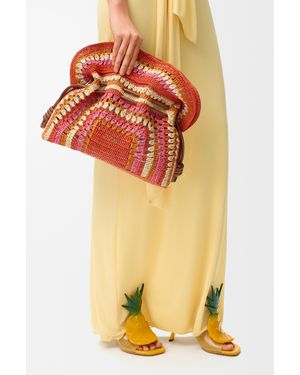 Loewe Medium Flamenco Clutch - Orange