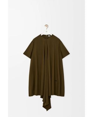 Loewe Short Sleeves Dress - Green