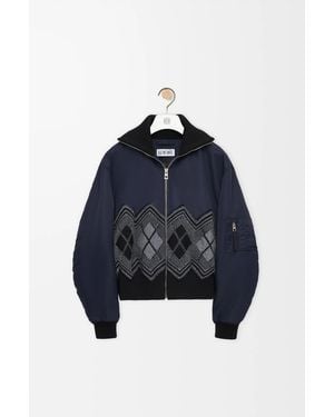 Loewe Bomber Jacket - Blue