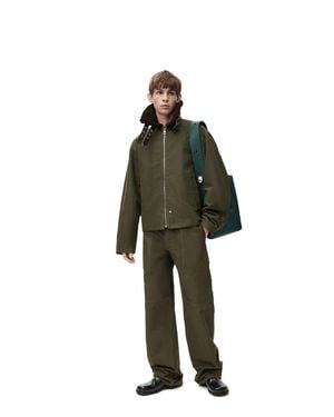 Loewe Jacket In Cotton - Green