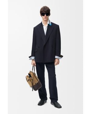 Loewe Double-Breasted Jacket - Blue