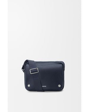 Loewe Medium Pebble Messenger Bag - Blue