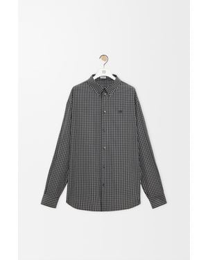 Loewe Camisa En Algodón Técnicosize Hombre - Gris