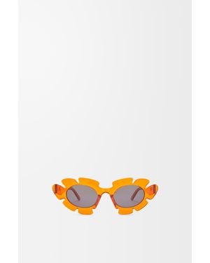 Loewe Luxury Flower Sunglasses For - Orange