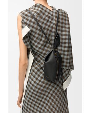 Loewe Scarf Backpack - Black