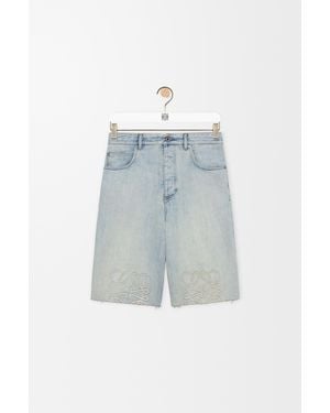 Loewe Anagram Shorts - Blue