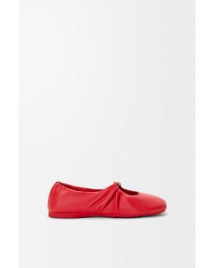 Loewe Pebble Soft Ballerina - Red